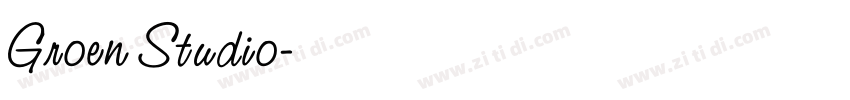 Groen Studio字体转换